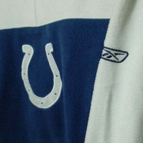 Indianapolis Colts Reebok Fleece Pullover half Zip Youth Size Large 14/16 - Picture 3 of 6
